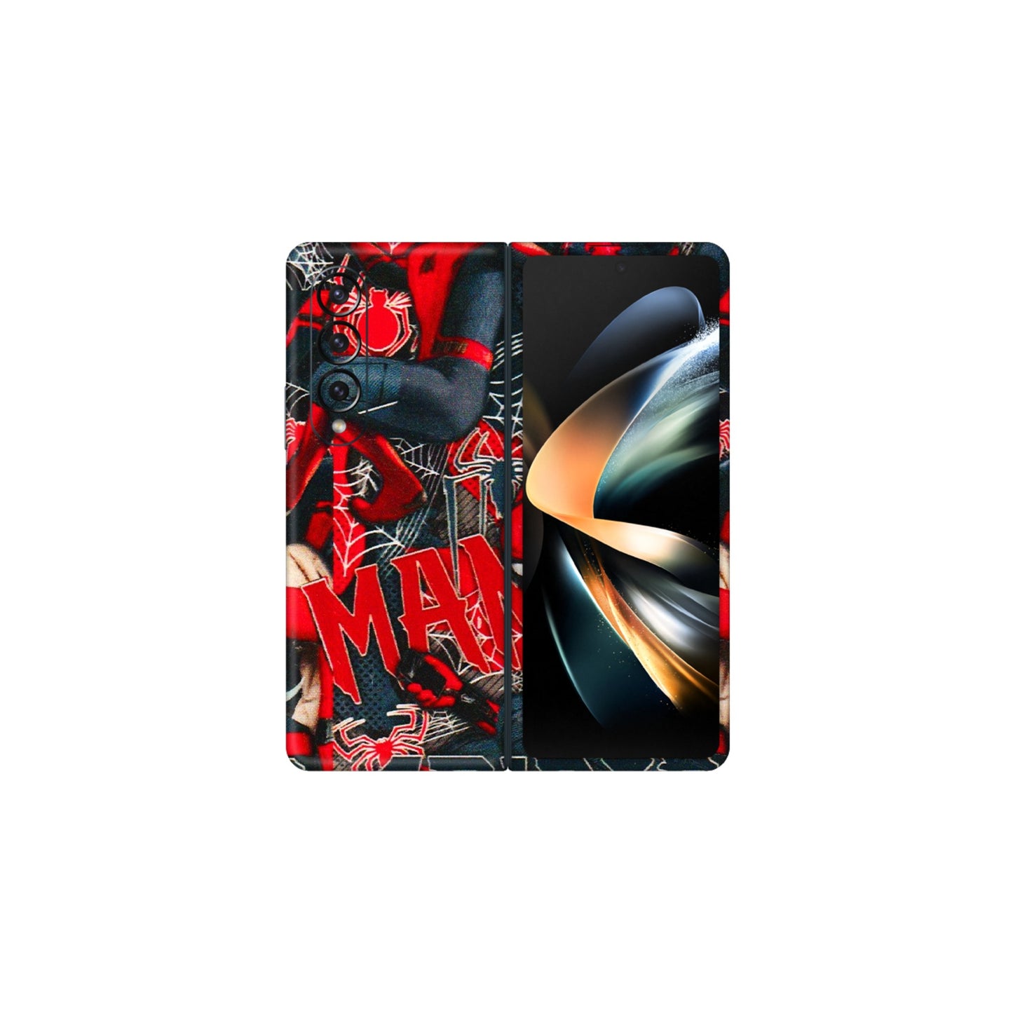 Samsung M/F/Note/Flip and C Phone Skins (All Models) - SpiderMan Cool - 3D Embossed Finish (L-188) Samsung Galaxy Z Fold 4