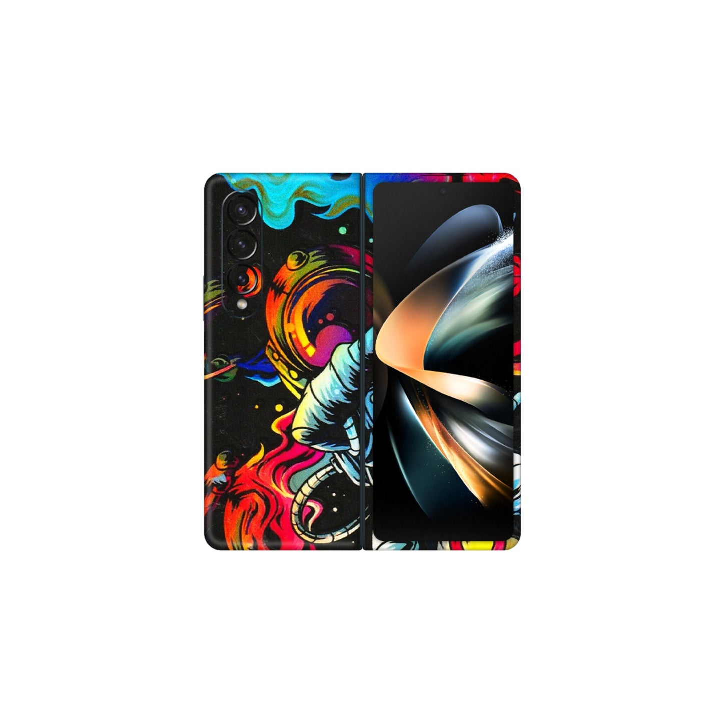 Samsung M/F/Note/Flip and C Phone Skins (All Models) - Astronaut Dope - 3D Embossed Finish (L-191) Samsung Galaxy Z Fold 4