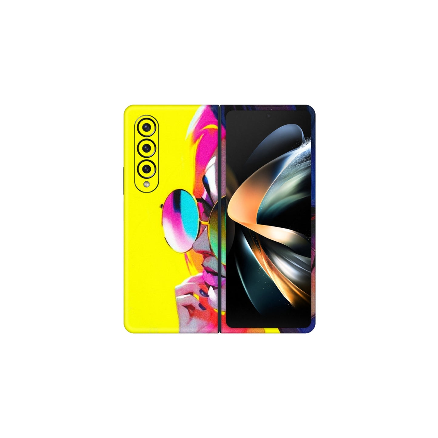 Samsung M/F/Note/Flip and C Phone Skins (All Models) - Bold Stylish Girl - 3D Embossed Finish (L-222) Samsung Galaxy Z Fold 4