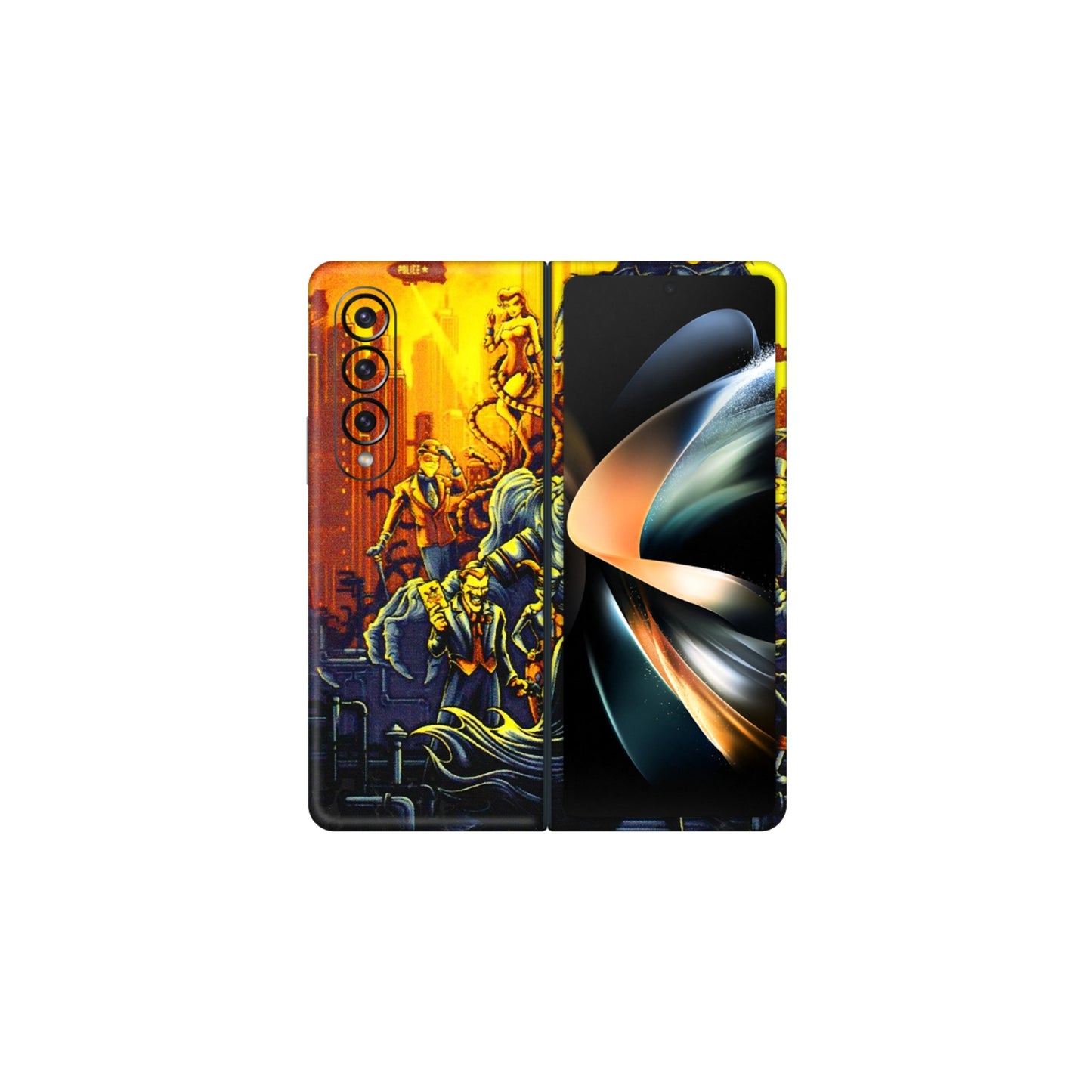 Samsung M/F/Note/Flip and C Phone Skins (All Models) - Games Doodles - 3D Embossed Finish (L-24) Samsung Galaxy Z Fold 4