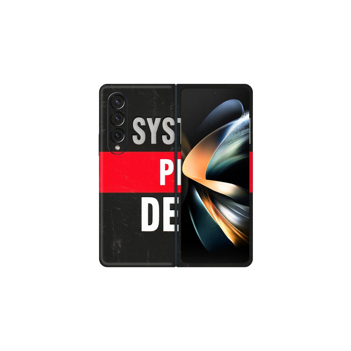 Samsung M/F/Note/Flip and C Phone Skins (All Models) - Systumm Phad Denge - 3D Embossed Finish (L-278) Samsung Galaxy Z Fold 4