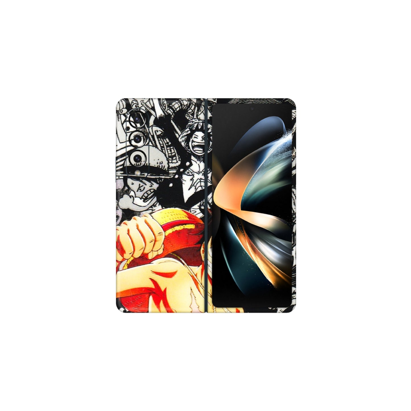 Samsung M/F/Note/Flip and C Phone Skins (All Models) - Anime Comics Games Doodles - 3D Embossed Finish (L-27) Samsung Galaxy Z Fold 4