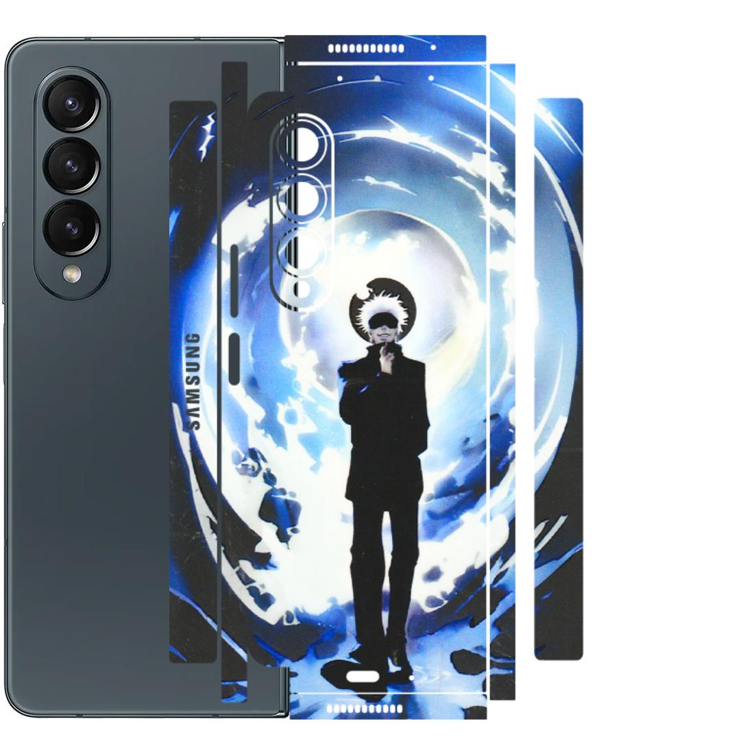 Samsung M/F/Note/Flip and C Phone Skins (All Models) - Jujustu Kaisen Anime Manga - 3D Embossed Finish (L-317) Samsung Galaxy Z Fold 4