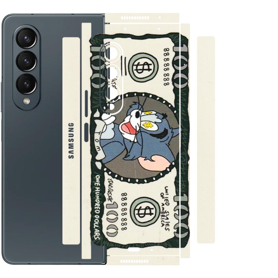 Samsung M/F/Note/Flip and C Phone Skins (All Models) - Tom Hundred Dollar - 3D Embossed Finish (L-324) Samsung Galaxy Z Fold 4
