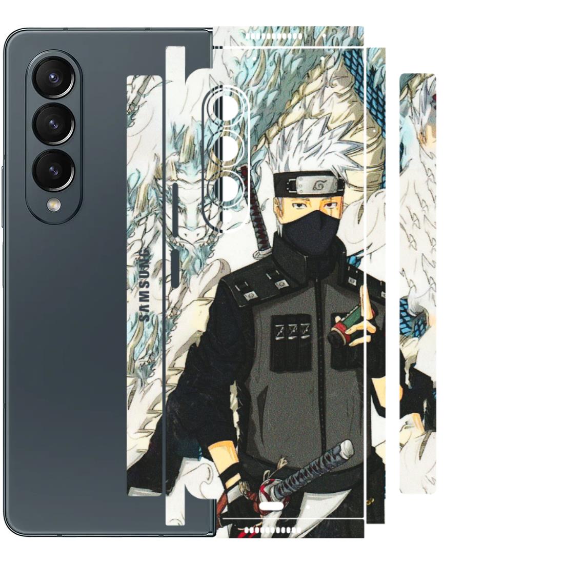 Samsung M/F/Note/Flip and C Phone Skins (All Models) - Kakashi Hatake Naruto Anime - 3D Embossed Finish (L-46) Samsung Galaxy Z Fold 4