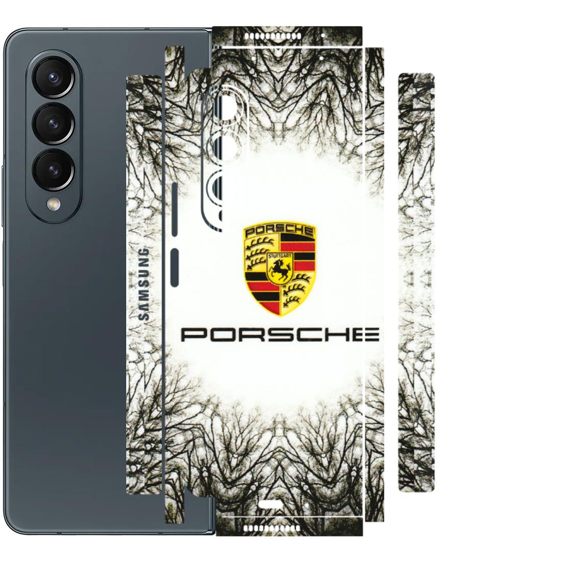 Samsung M/F/Note/Flip and C Phone Skins (All Models) - Porche Classic - 3D Embossed Finish (L-51) Samsung Galaxy Z Fold 4
