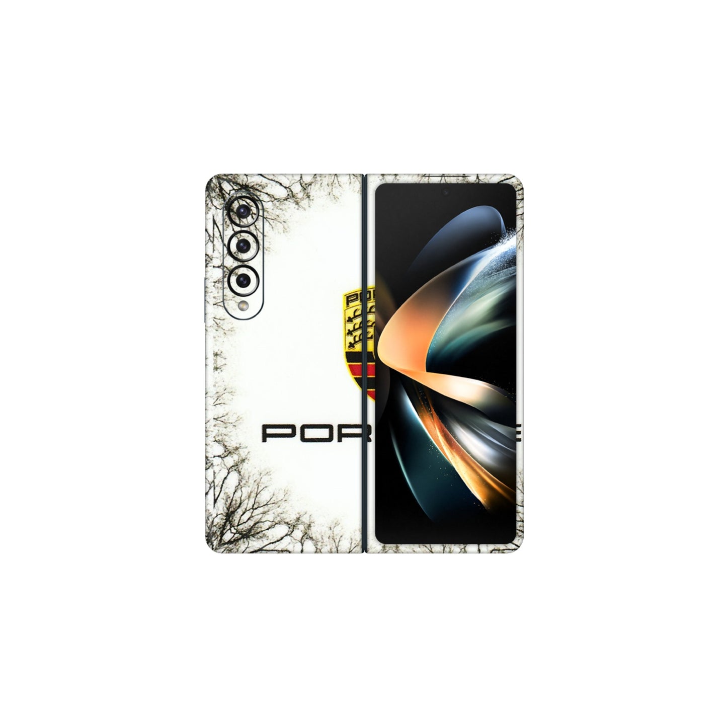 Samsung M/F/Note/Flip and C Phone Skins (All Models) - Porche Classic - 3D Embossed Finish (L-51) Samsung Galaxy Z Fold 4