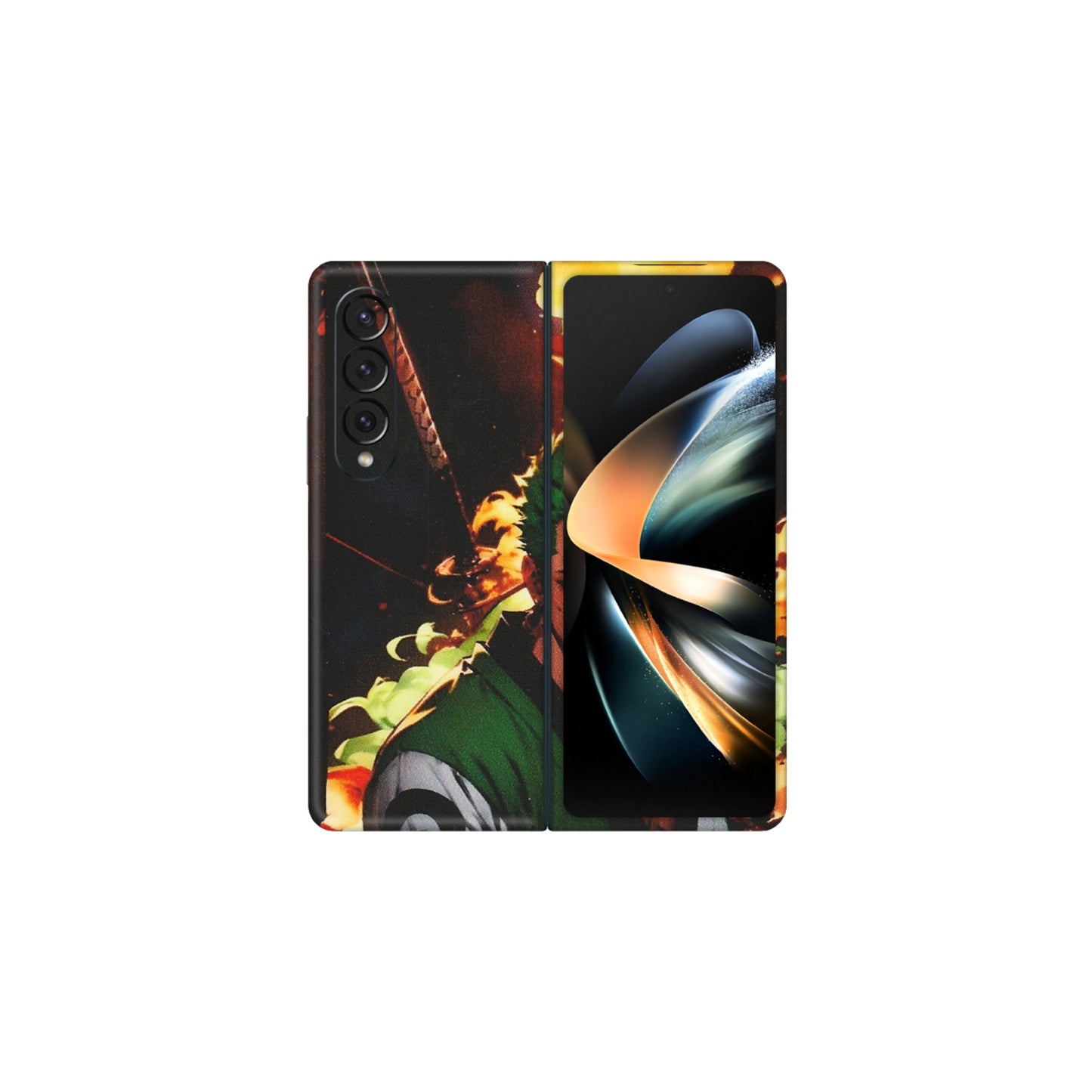 Samsung M/F/Note/Flip and C Phone Skins (All Models) - Roronoa Zoro - Matte Finish (M-102) Samsung Galaxy Z Fold 4