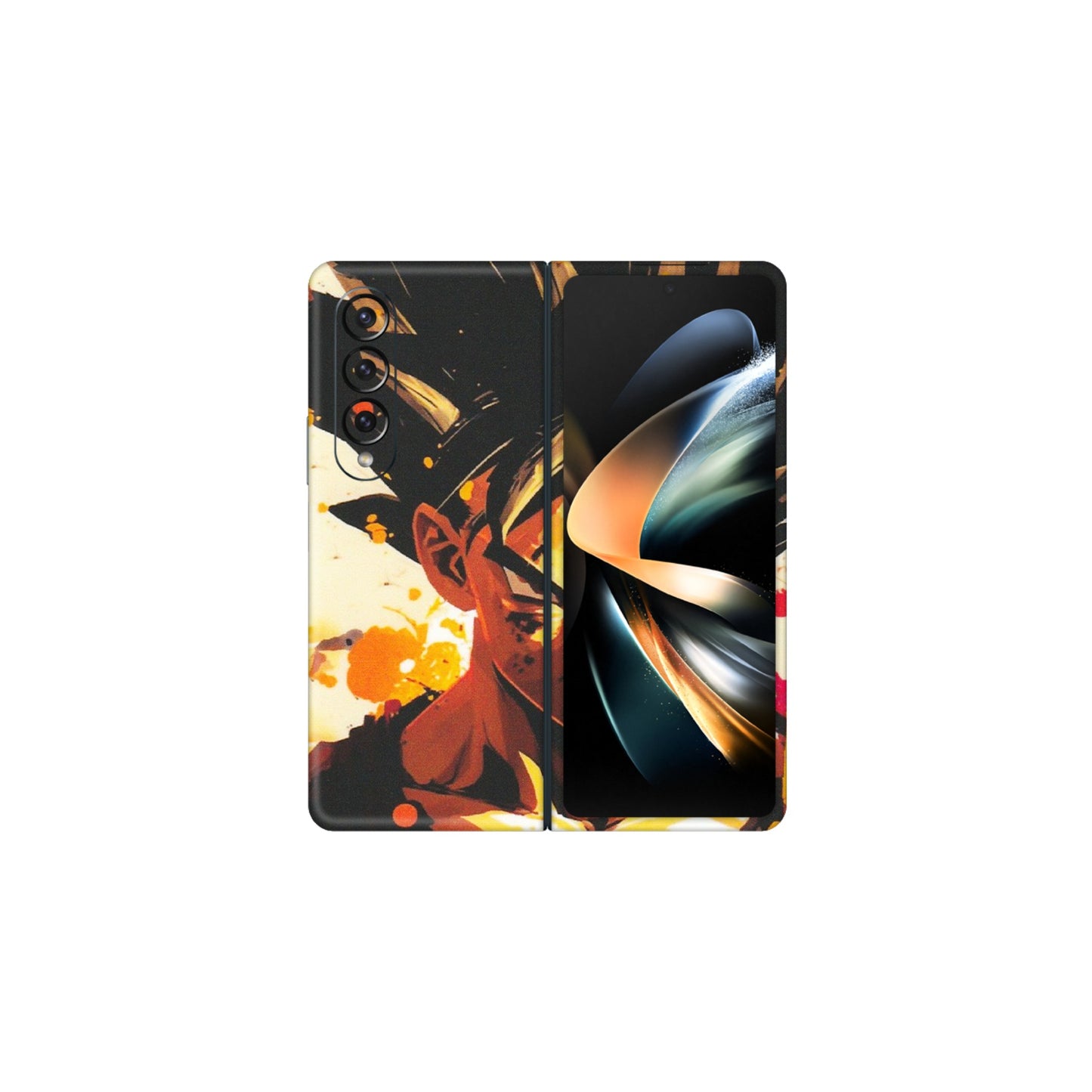 Samsung M/F/Note/Flip and C Phone Skins (All Models) - Angry Goku - Matte Finish (M-12) Samsung Galaxy Z Fold 4