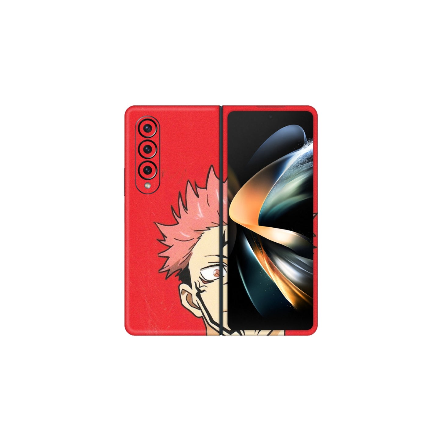 Samsung M/F/Note/Flip and C Phone Skins (All Models) - Ryomen Sukuna Fun Anime - Matte Finish (M-153) Samsung Galaxy Z Fold 4