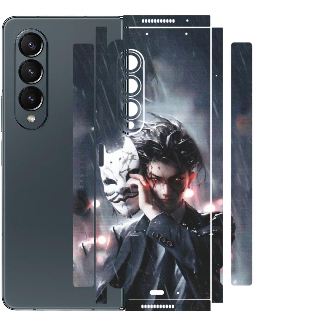 Samsung M/F/Note/Flip and C Phone Skins (All Models) - Kimestsu No Yaiba Anime - Matte Finish (M-154) Samsung Galaxy Z Fold 4