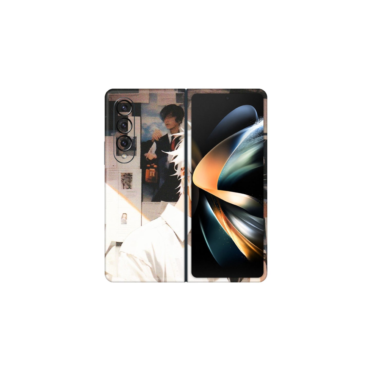 Samsung M/F/Note/Flip and C Phone Skins (All Models) - Gojo Satoru Jujustu Kaisen Anime - Matte Finish (M-156) Samsung Galaxy Z Fold 4