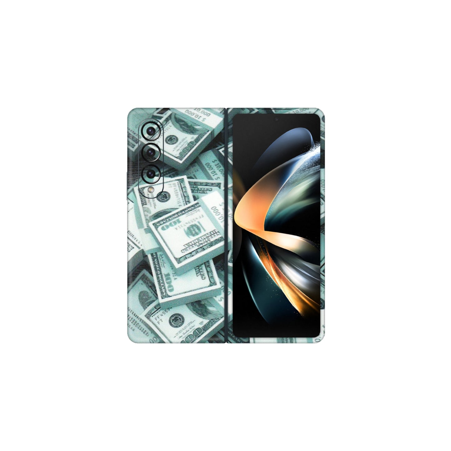 Samsung M/F/Note/Flip and C Phone Skins (All Models) - Hundred Dollar Bill - Matte Finish (M-162) Samsung Galaxy Z Fold 4