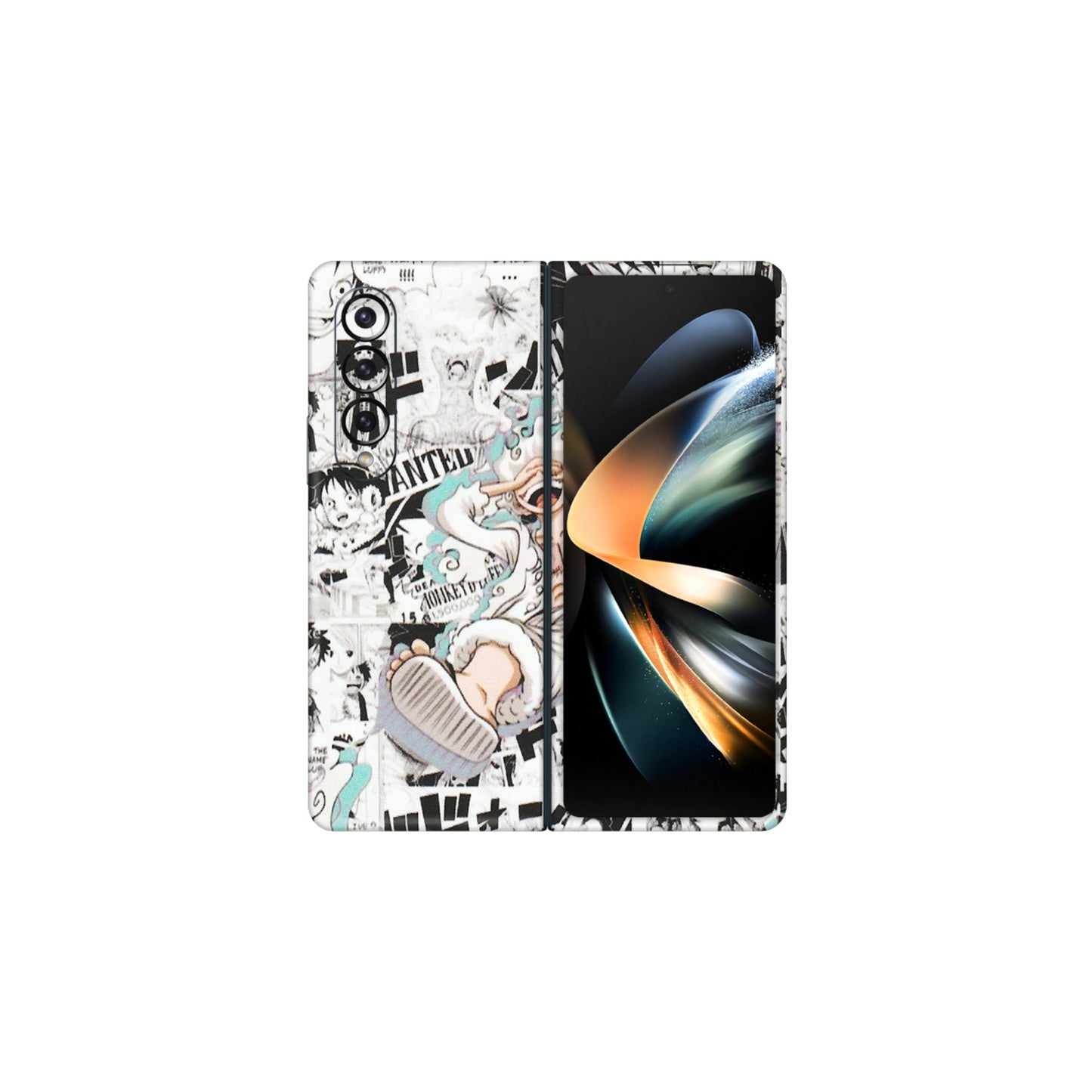 Samsung M/F/Note/Flip and C Phone Skins (All Models) - One Piece Comic - Matte Finish (M-168) Samsung Galaxy Z Fold 4