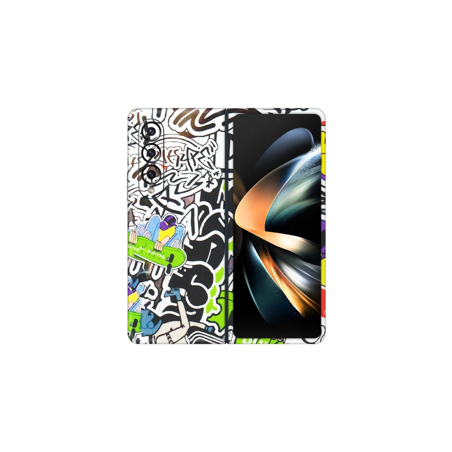 Samsung M/F/Note/Flip and C Phone Skins (All Models) - Dope Graffiti - Matte Finish (M-61) Samsung Galaxy Z Fold 4