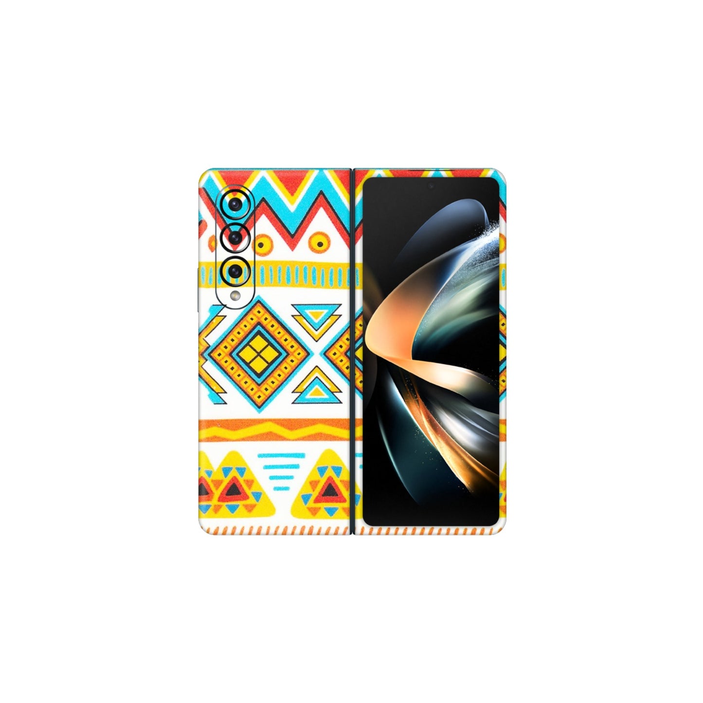 Samsung M/F/Note/Flip and C Phone Skins (All Models) - Mexican Abstract - Matte Finish (M-71) Samsung Galaxy Z Fold 4