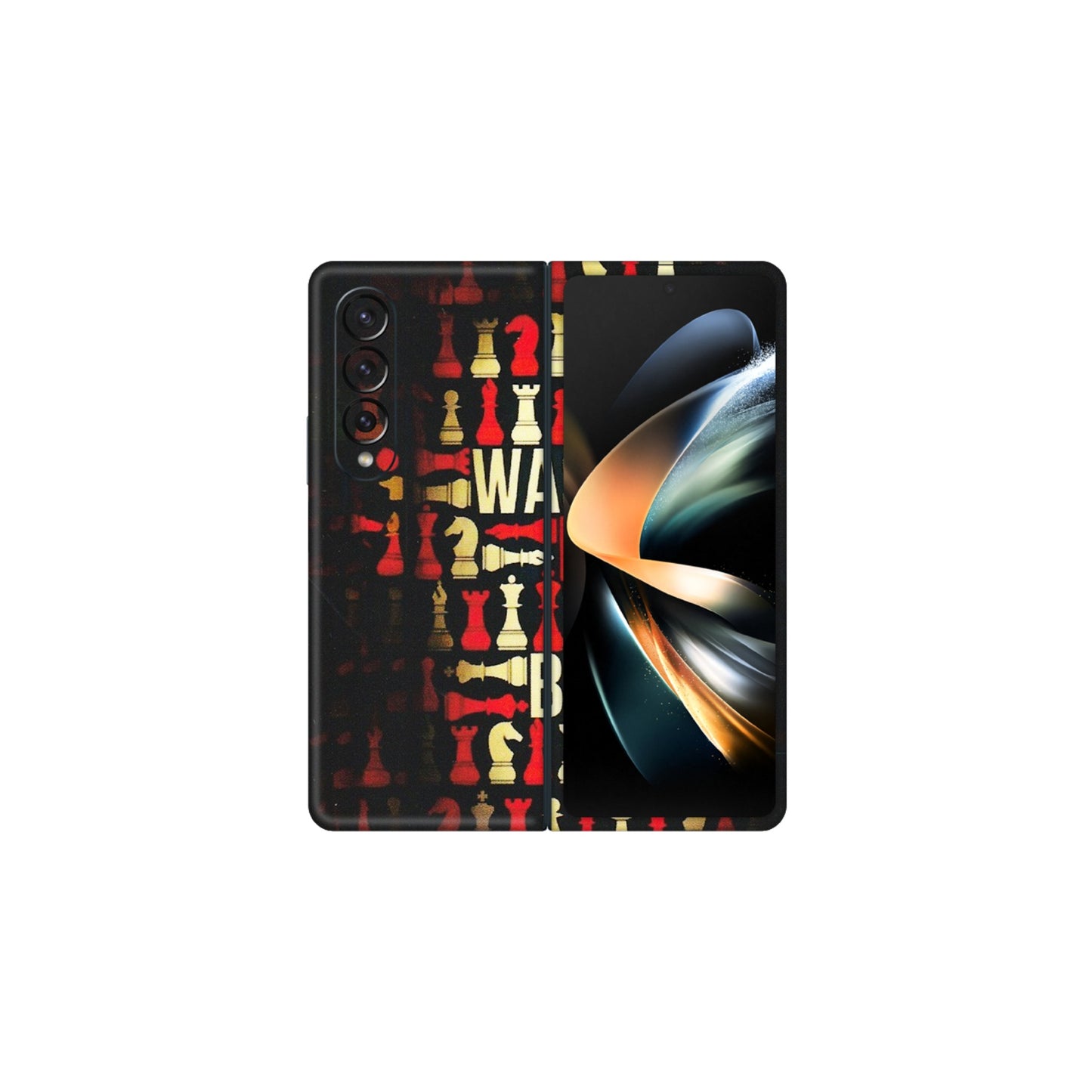 Samsung M/F/Note/Flip and C Phone Skins (All Models) - Born To Be King - Matte Finish (M-73) Samsung Galaxy Z Fold 4