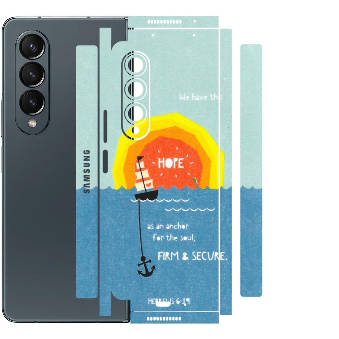 Samsung M/F/Note/Flip and C Phone Skins (All Models) - A Beautiful Sunset of Hope - Matte Finish (M-75) Samsung Galaxy Z Fold 4
