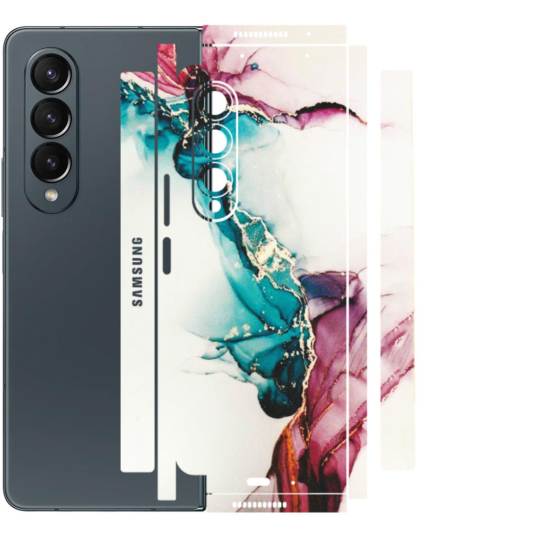 Samsung M/F/Note/Flip and C Phone Skins (All Models) - Elegant Marble - Matte Finish (M-81) Samsung Galaxy Z Fold 4