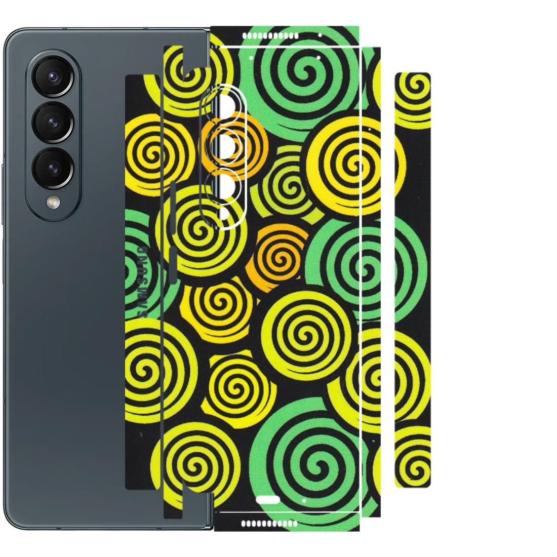 Samsung M/F/Note/Flip and C Phone Skins (All Models) - Crazy Spiral - Matte Finish (M-91) Samsung Galaxy Z Fold 4