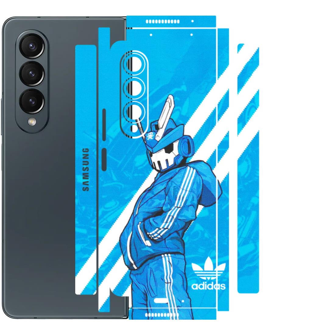 Samsung M/F/Note/Flip and C Phone Skins (All Models) - Battle of Adidas - Matte Finish (M-98) Samsung Galaxy Z Fold 4