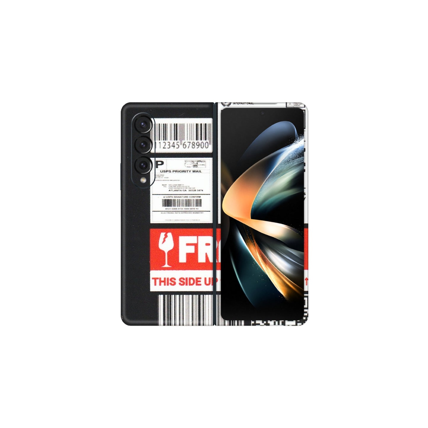 Samsung M/F/Note/Flip and C Phone Skins (All Models) - Handle With Care - Matte Finish (M-99) Samsung Galaxy Z Fold 4