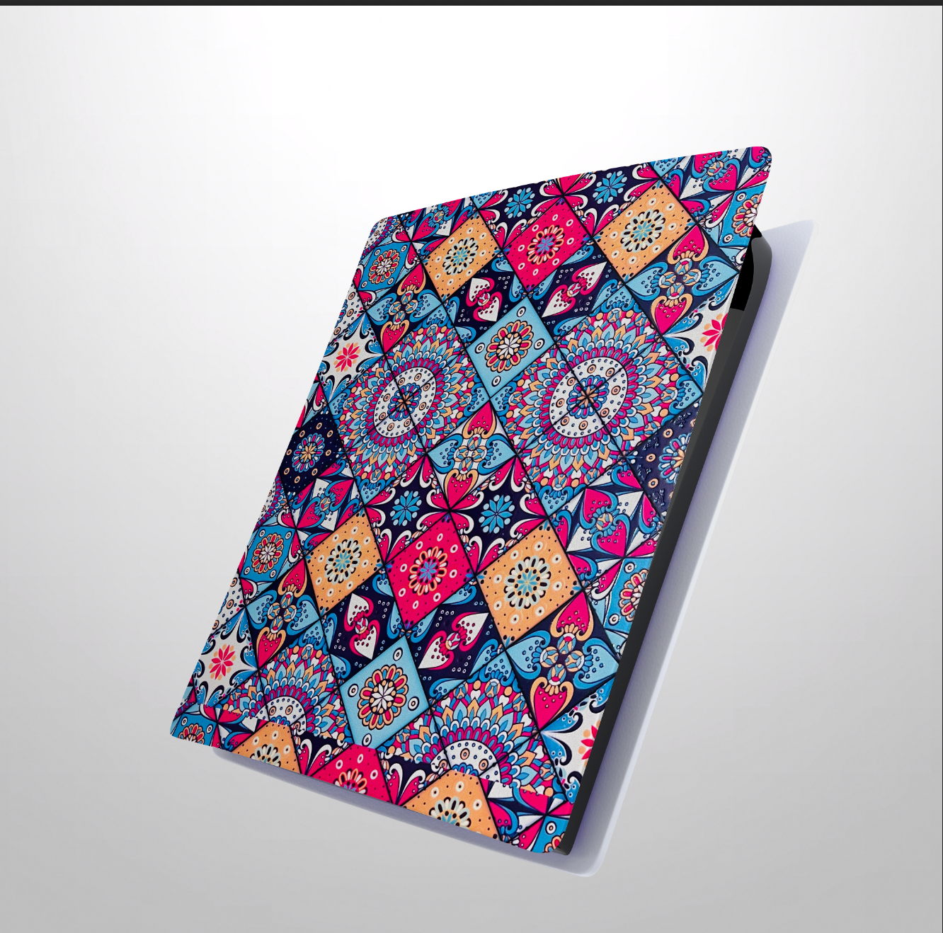 Ethnic Floral Print PS 5 3D Finish Skin