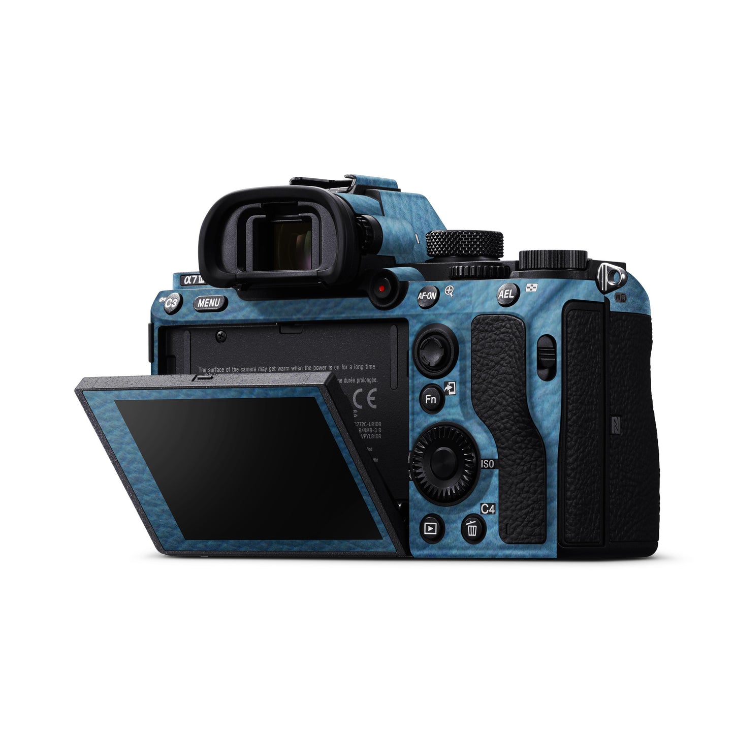 Plain Blue Sobber Floor Matte Finish Camera Skin