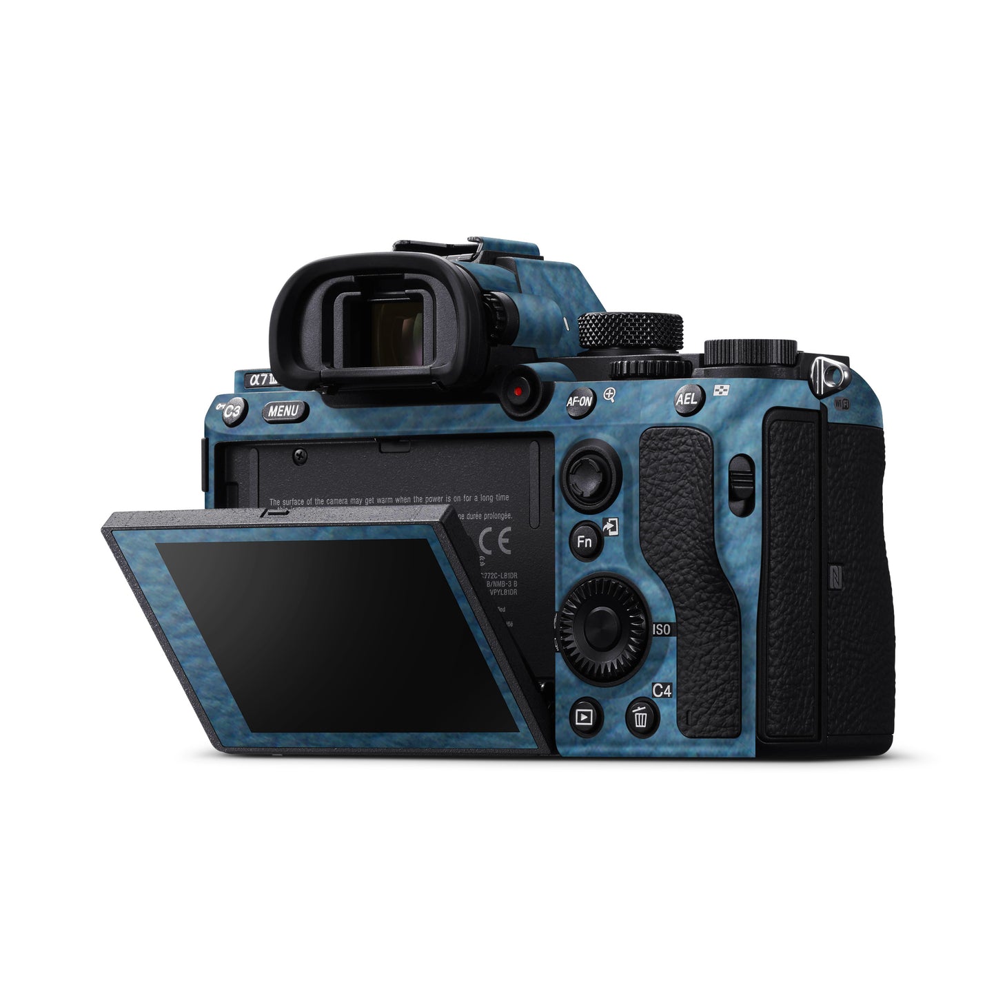 Plain Blue Sobber Floor Matte Finish Camera Skin
