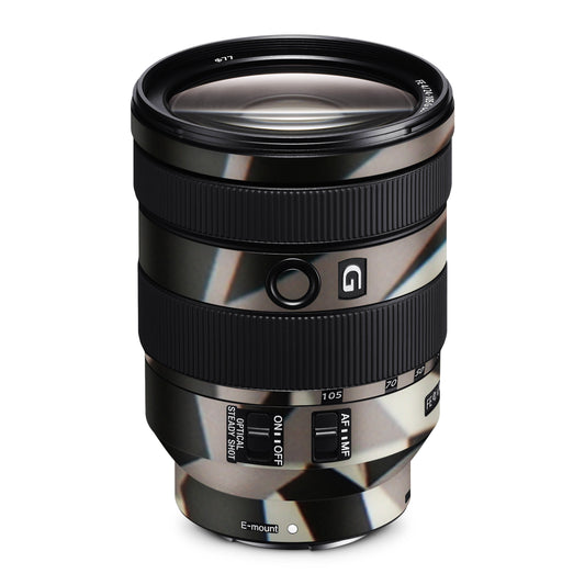 Colourfull Black And White Tiles Matte Finish Lens Skin