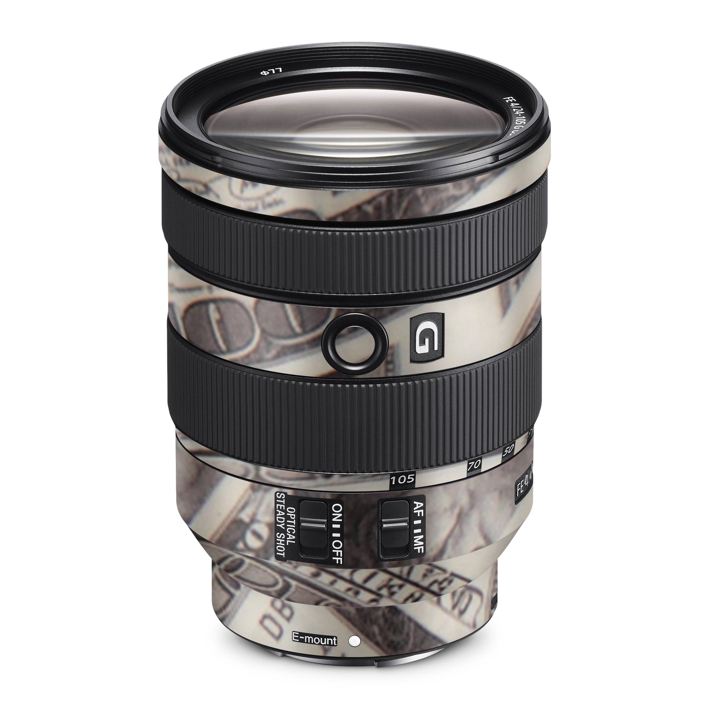I Love Dollar Matte Finish Lens Skin