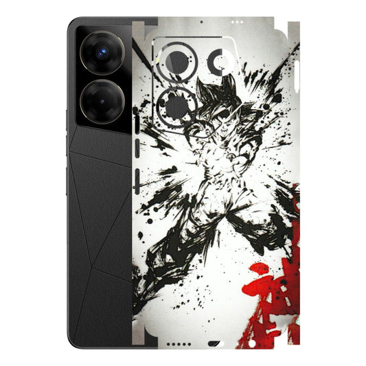 Tecno Phone Skins (All Models) - DBZ - 3D Embossed Finish (L-206) Tecno Camon 20 Pro