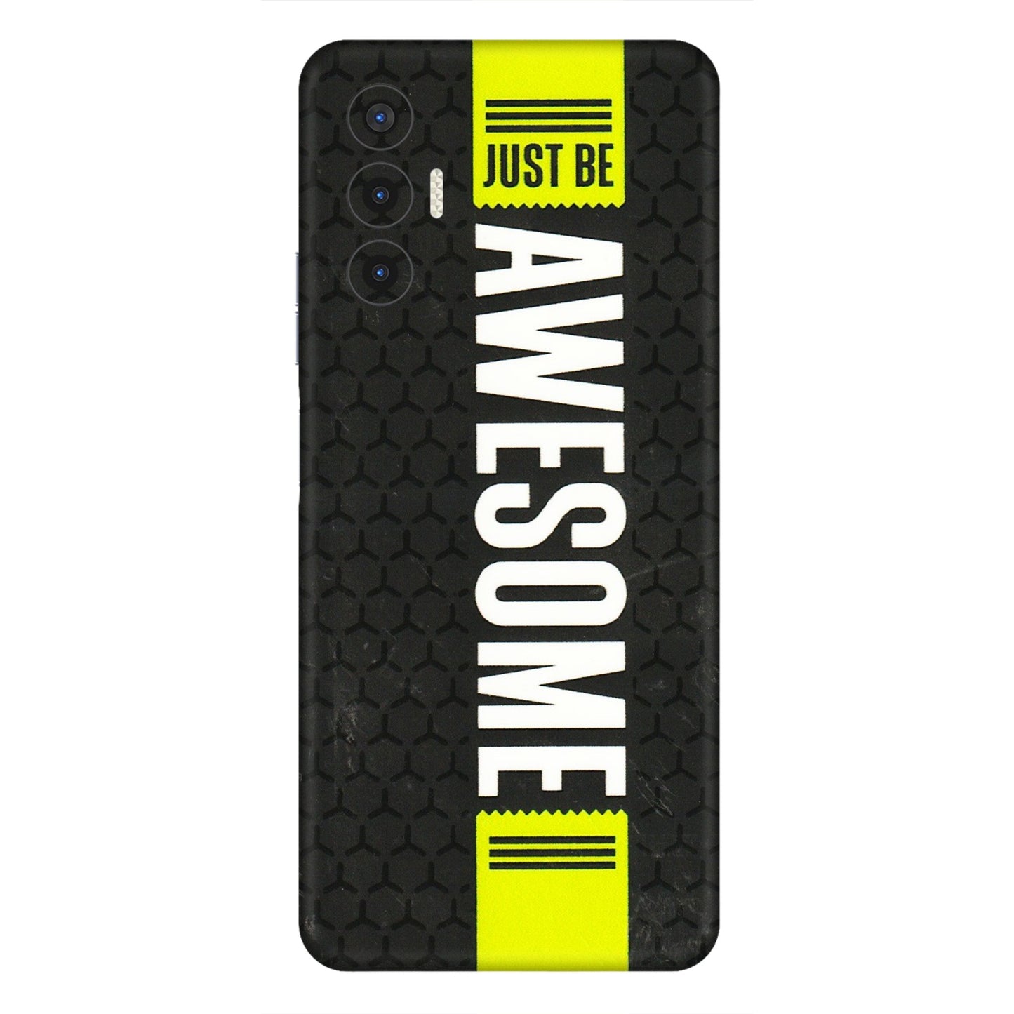 Tecno Phone Skins (All Models) - Just Be Awesome - 3D Embossed Finish (L-101) Tecno Pova 3