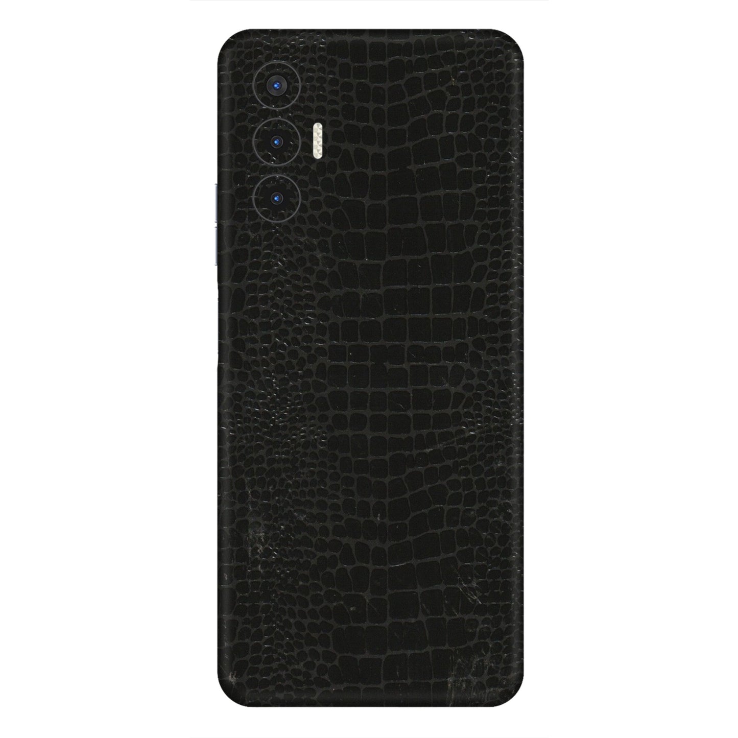 Tecno Phone Skins (All Models) - Snake Leather Black - 3D Embossed Finish (L-107) Tecno Pova 3
