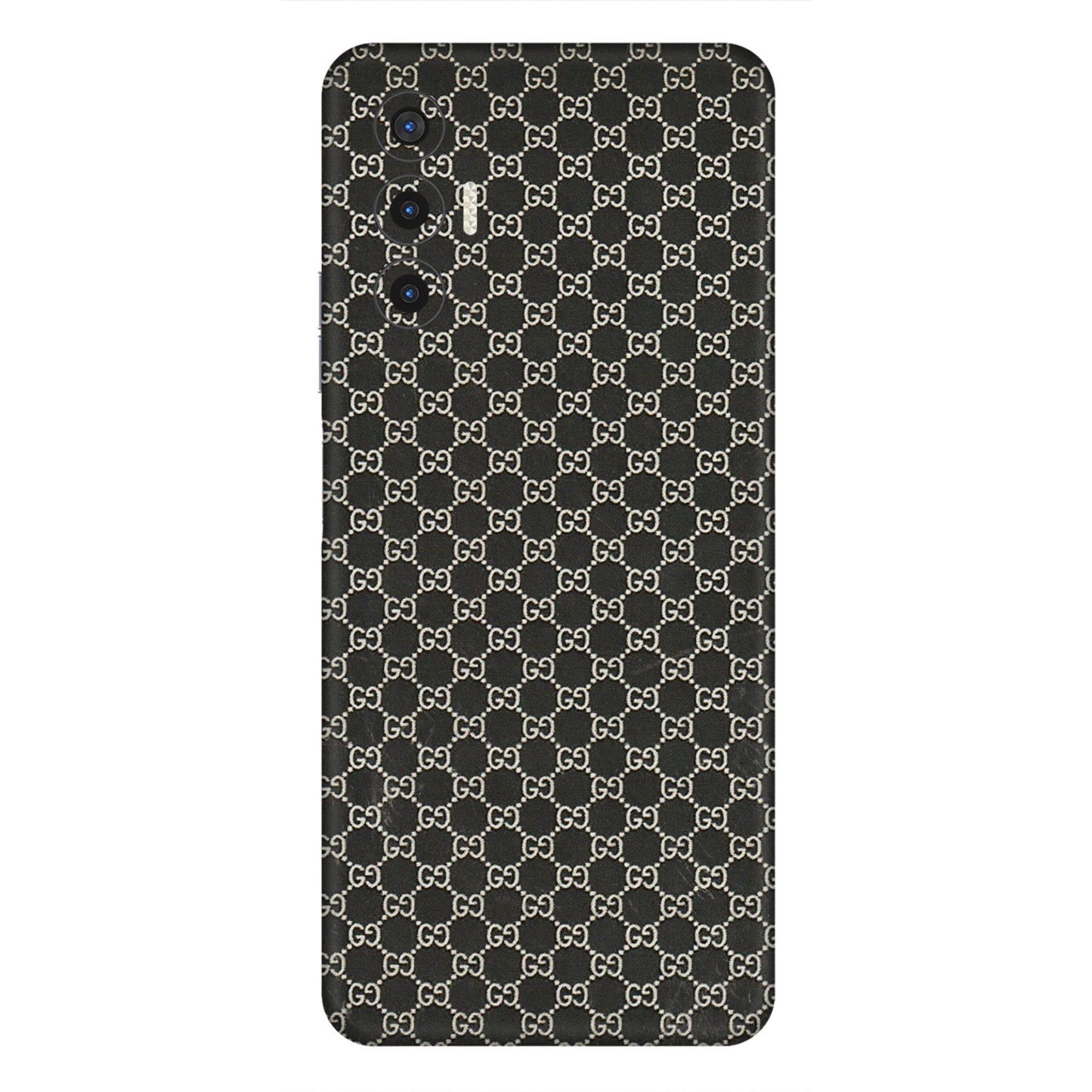 Tecno Phone Skins (All Models) - Black G Print - 3D Embossed Finish (L-109) Tecno Pova 3