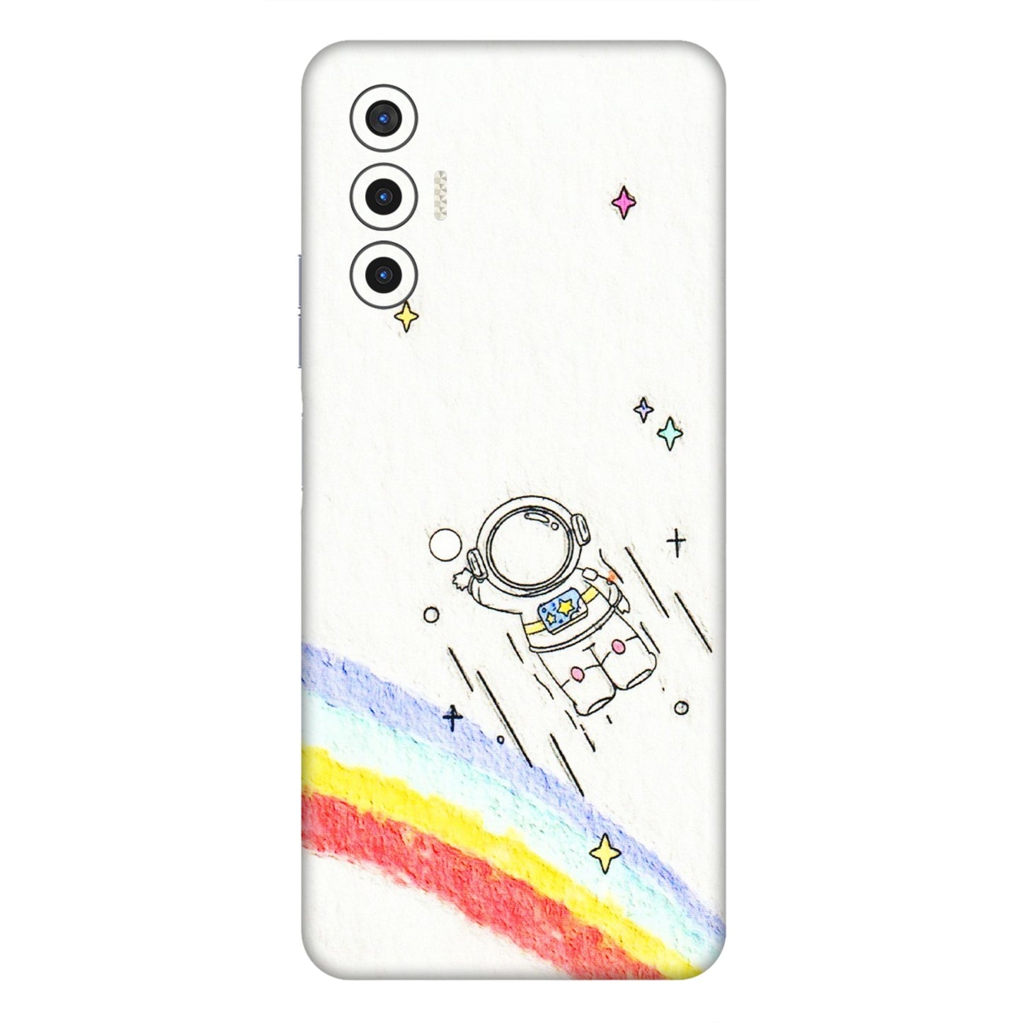 Tecno Phone Skins (All Models) - Milkyway Astronaut - 3D Embossed Finish (L-110) Tecno Pova 3