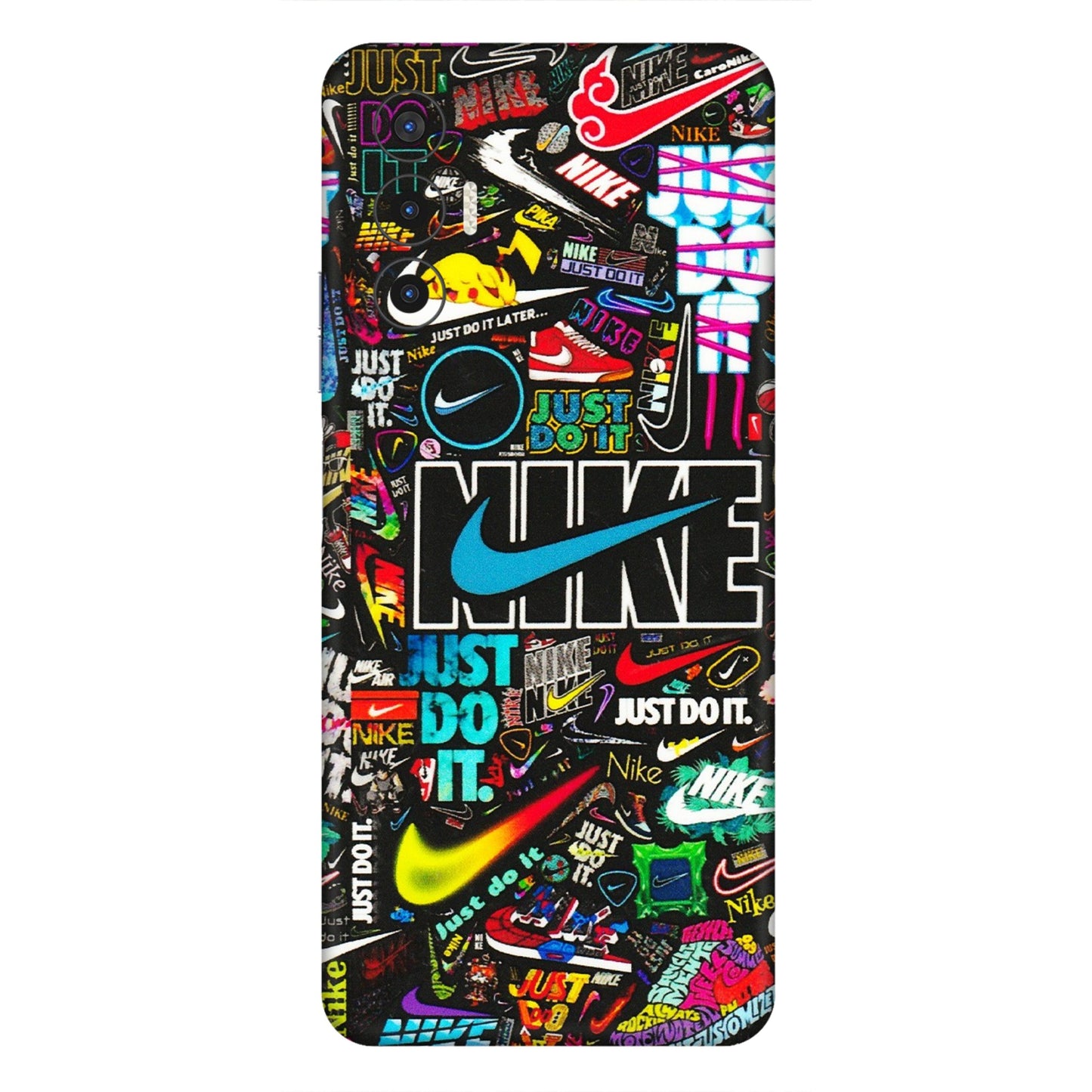 Tecno Phone Skins (All Models) - Just Do It Doodles - 3D Embossed Finish (L-166) Tecno Pova 3