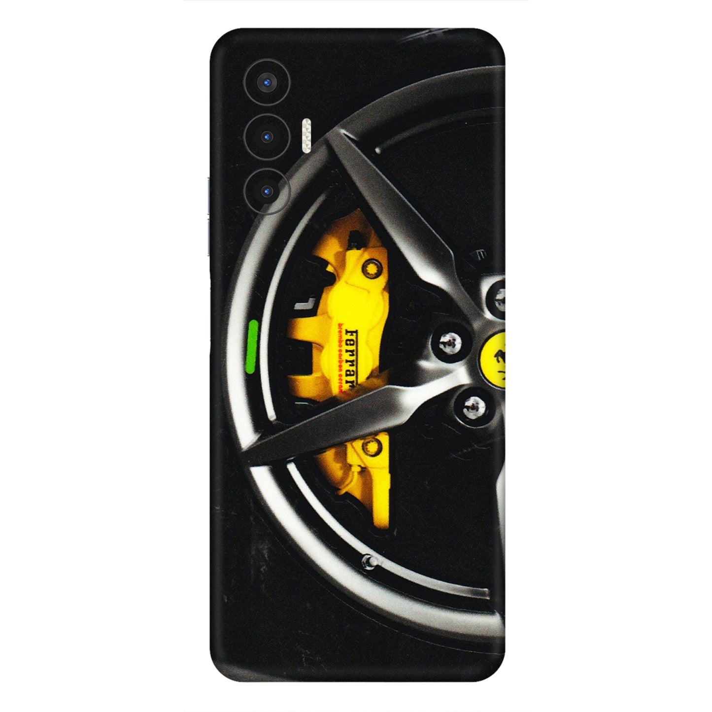 Tecno Phone Skins (All Models) - Ferrari Wheel Alloy - 3D Embossed Finish (L-173) Tecno Pova 3