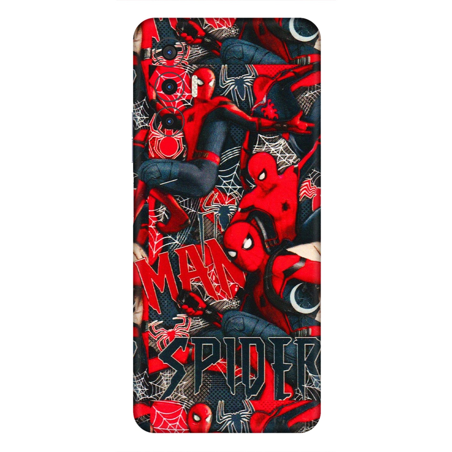 Tecno Phone Skins (All Models) - SpiderMan Cool - 3D Embossed Finish (L-188) Tecno Pova 3
