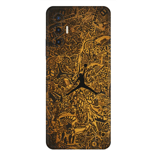 Tecno Phone Skins (All Models) - Premium Gold Basketball Player - 3D Embossed Finish (L-236) Tecno Pova 3