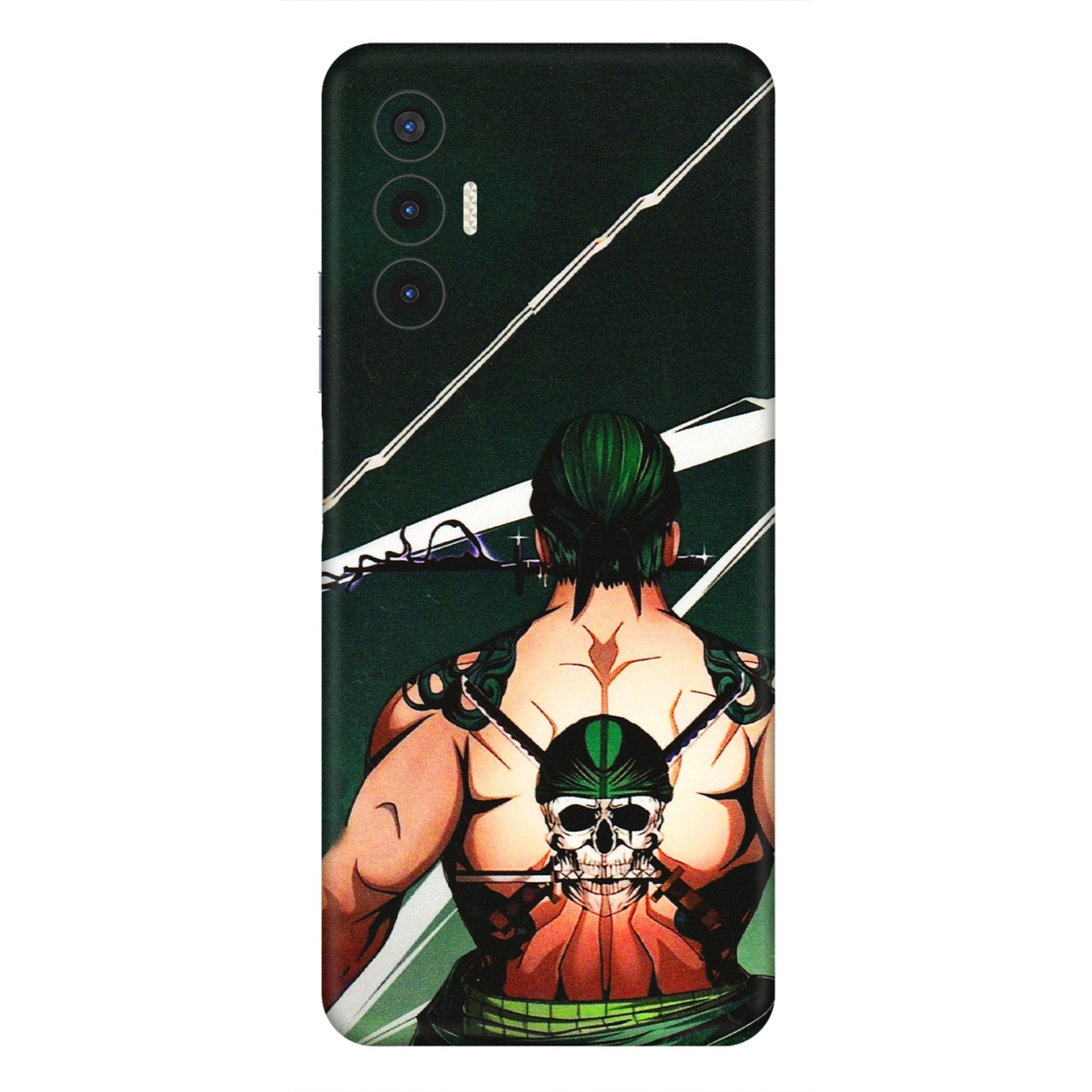 Tecno Phone Skins (All Models) - Zoro Anime - 3D Embossed Finish (L-23) Tecno Pova 3