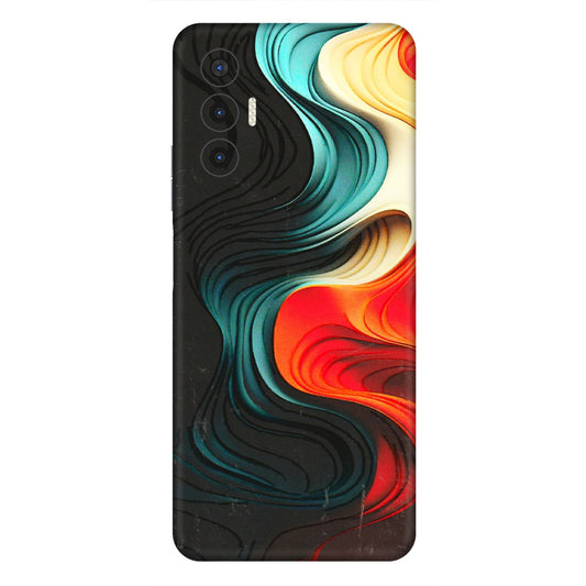 Tecno Phone Skins (All Models) - The Silky Swirl - 3D Embossed Finish (L-240) Tecno Pova 3