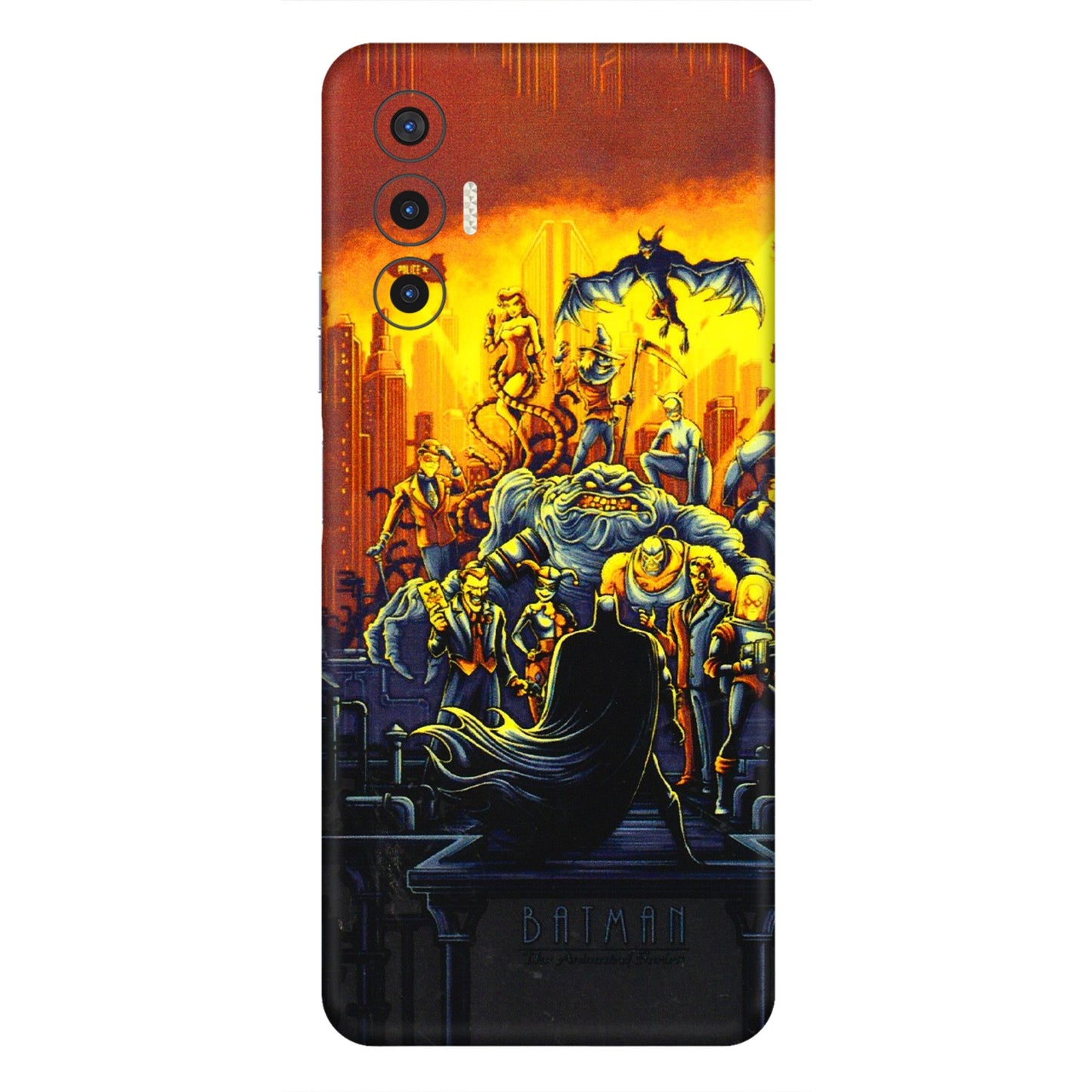Tecno Phone Skins (All Models) - Games Doodles - 3D Embossed Finish (L-24) Tecno Pova 3