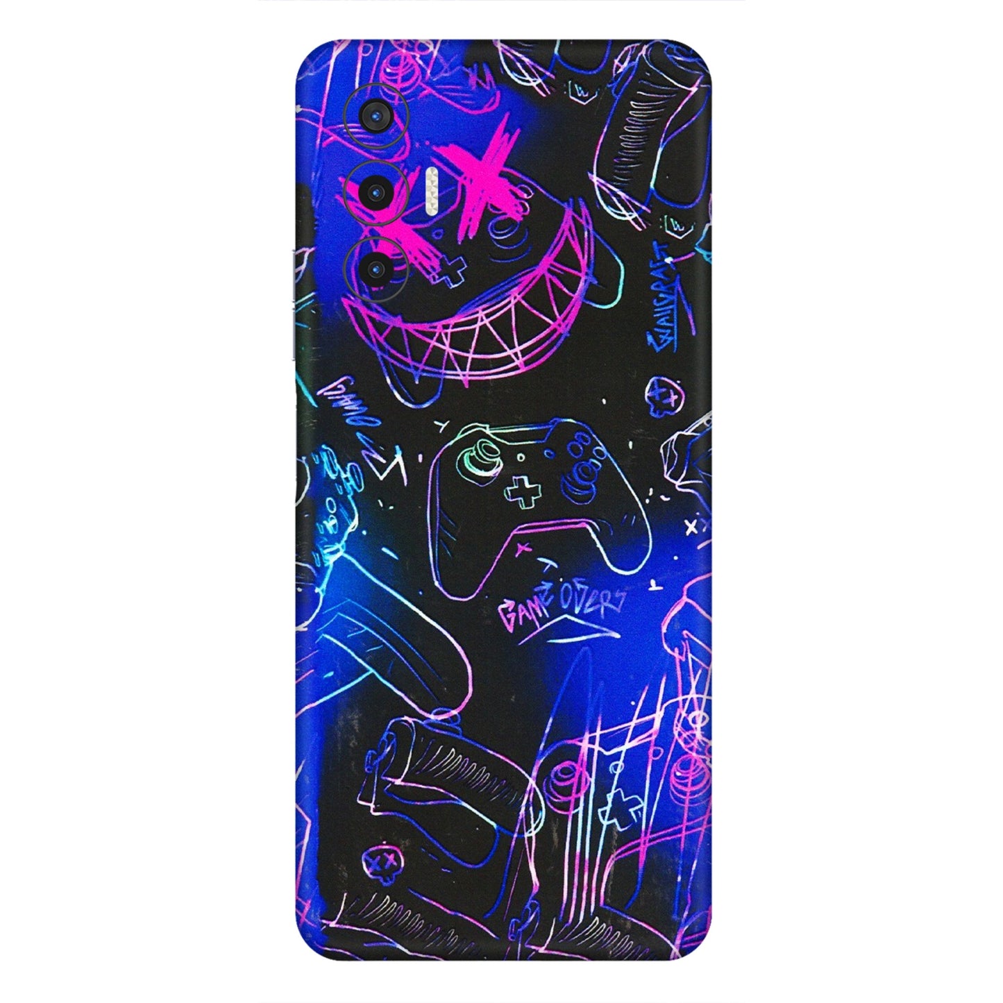 Tecno Phone Skins (All Models) - Gamers Paradise - 3D Embossed Finish (L-258) Tecno Pova 3