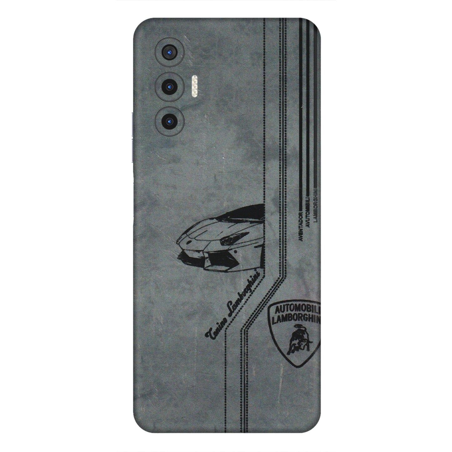 Tecno Phone Skins (All Models) - New Lamborgini Aventador - 3D Embossed Finish (L-321) Tecno Pova 3