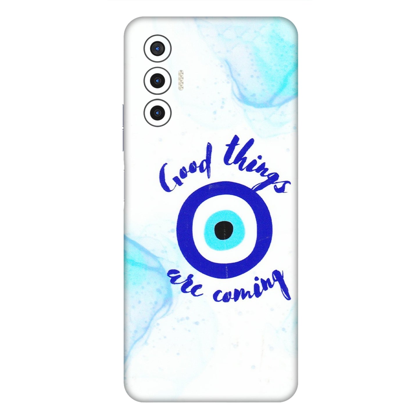 Tecno Phone Skins (All Models) - Evil Eye Good Things Are Coming - 3D Embossed Finish (L-322) Tecno Pova 3