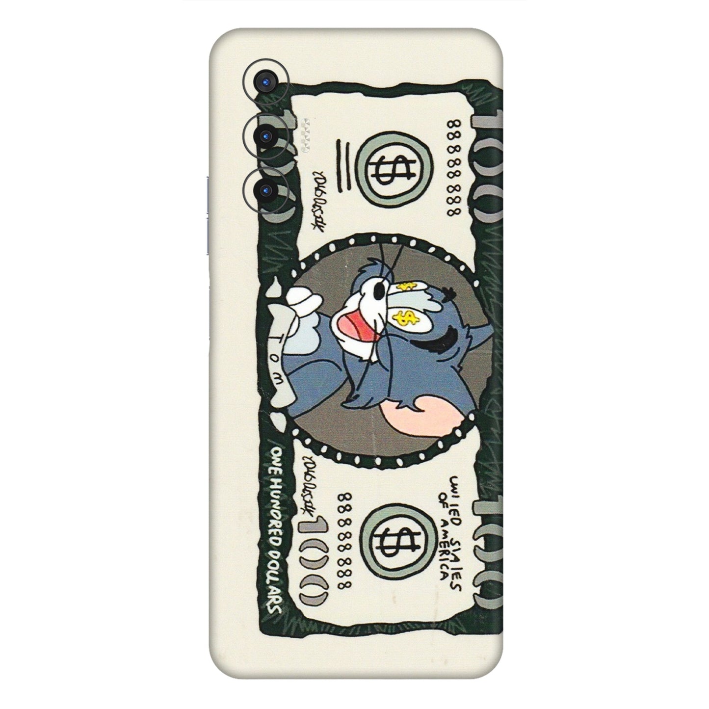 Tecno Phone Skins (All Models) - Tom Hundred Dollar - 3D Embossed Finish (L-324) Tecno Pova 3