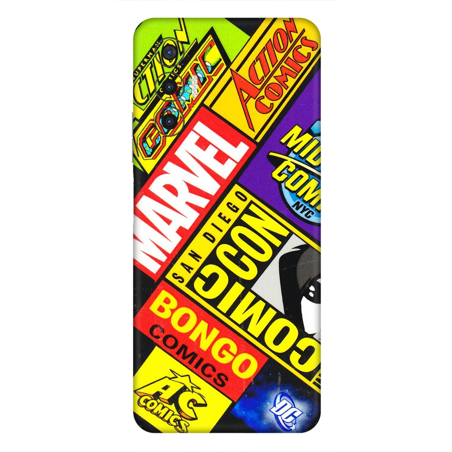 Tecno Phone Skins (All Models) - Bongo Comic Con - 3D Embossed Finish (L-325) Tecno Pova 3