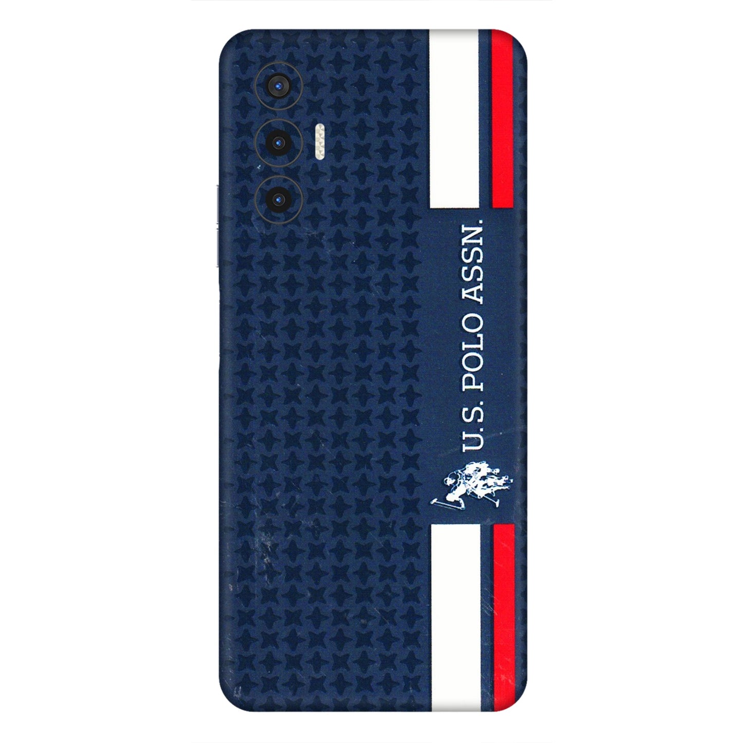 Tecno Phone Skins (All Models) - US POLO Designer Brand - 3D Embossed Finish (L-65) Tecno Pova 3
