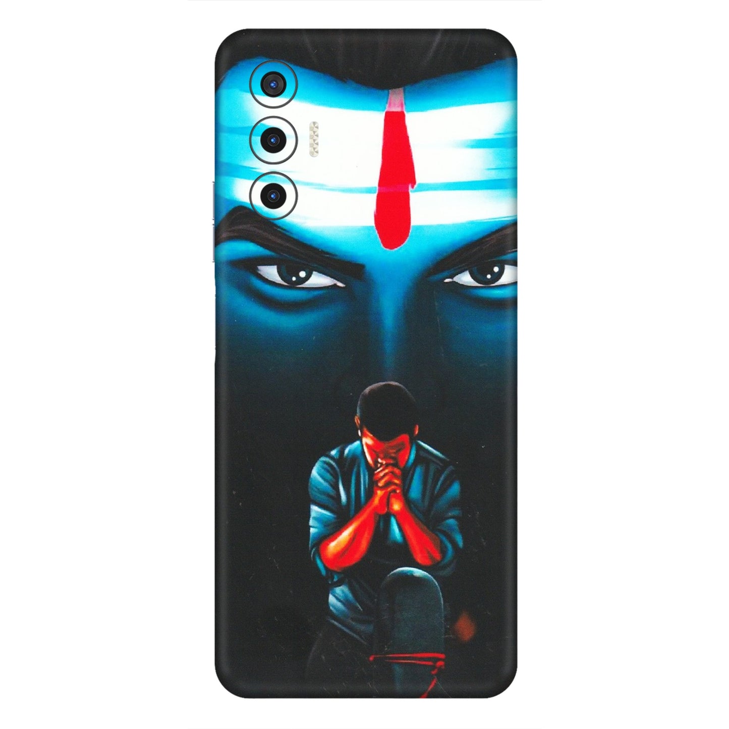 Tecno Phone Skins (All Models) - Mahakal Bhakt - Matte Finish (M-112) Tecno Pova 3